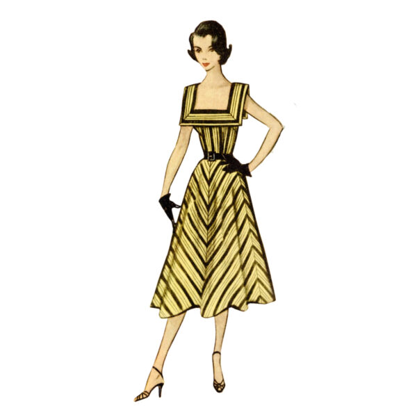 McCalls Schnittmuster M8357 - Vintage - Kleid der 50 er Jahre – Bild 3
