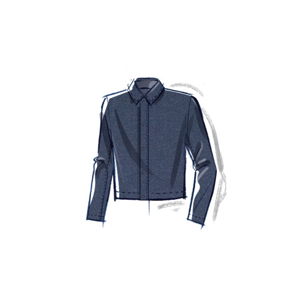 McCalls Schnittmuster M8371 - sportliche Herrenjacke, Parka – Bild 3