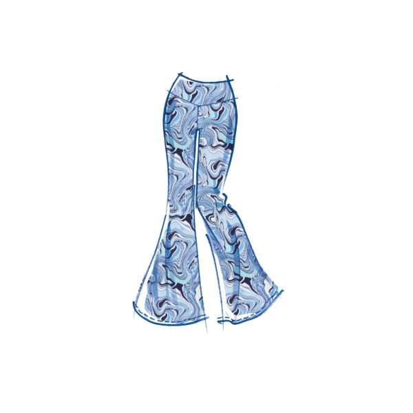 McCalls Schnittmuster M8368 - Damenhose, Schlaghose, Bustier – Bild 4