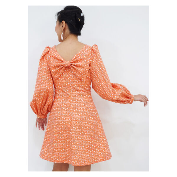 knowME Schnittmuster - ME2021 - Kleid mit Trompetenärmel – Bild 4