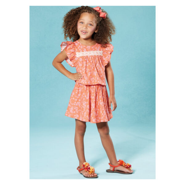 McCalls Schnittmuster M8373 - Kinderkombination aus Rock und Bluse – Bild 7