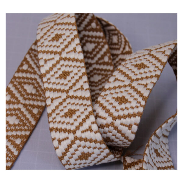 5.68EURO/m - 2m Taschengurt - stabiles Gurtband - Ethno -  beidseitig, variabel - 38 x 2 mm - versch. Farben – Bild 8