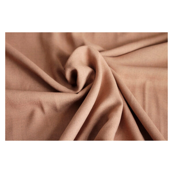 11.28EUR/ 1m - Viskose Twill - uni - Bekleidungsstoff - Terrakotta – Bild 3