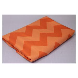 Reststück - Patchworkstoff - Streifen  zickzack - orange - 4,30m x 112 cm