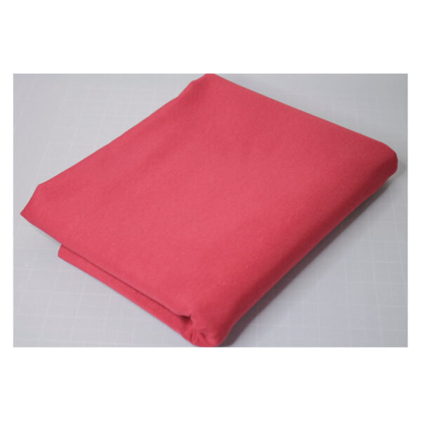 Reststück - Dekostoff - Uni -  1,20 m x 280 cm - rot – Bild 3