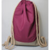 erprobter Rucksack - Turnbeutel - Wanderbeutel - bestickt - Sonne, bordeaux – Bild 2