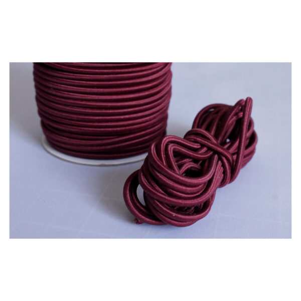 0,85EUR/m - 3 Meter Gummikordel - rund - 3 mm - Gummischnur - Hutschnur - Farben – Bild 20