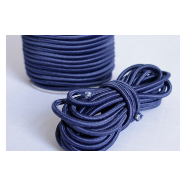 0,85EUR/m - 3 Meter Gummikordel - rund - 3 mm - Gummischnur - Hutschnur - Farben – Bild 22