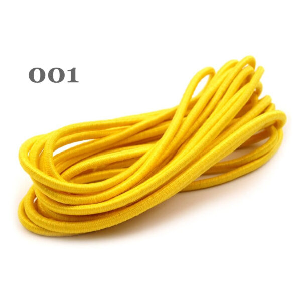 0,85EUR/m - 3 Meter Gummikordel - rund - 3 mm - Gummischnur - Hutschnur - Farben – Bild 2