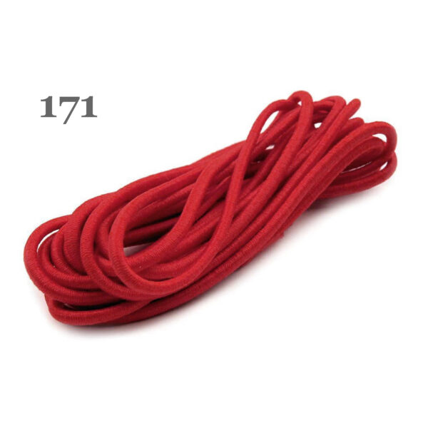 0,85EUR/m - 3 Meter Gummikordel - rund - 3 mm - Gummischnur - Hutschnur - Farben – Bild 8