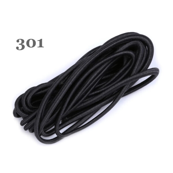 0,85EUR/m - 3 Meter Gummikordel - rund - 3 mm - Gummischnur - Hutschnur - Farben – Bild 11