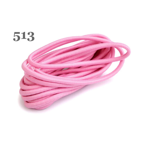 0,85EUR/m - 3 Meter Gummikordel - rund - 3 mm - Gummischnur - Hutschnur - Farben – Bild 13