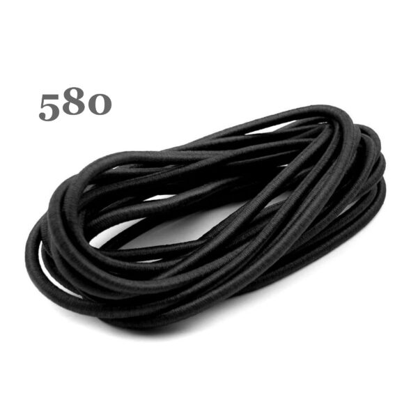 0,85EUR/m - 3 Meter Gummikordel - rund - 3 mm - Gummischnur - Hutschnur - Farben – Bild 15