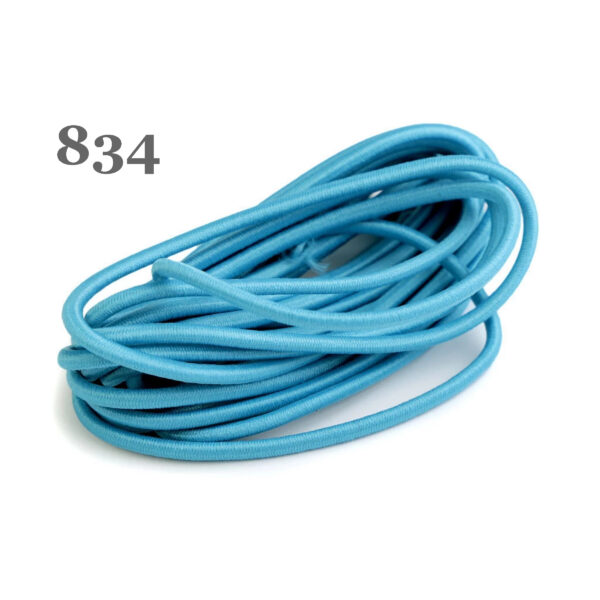 0,85EUR/m - 3 Meter Gummikordel - rund - 3 mm - Gummischnur - Hutschnur - Farben – Bild 16