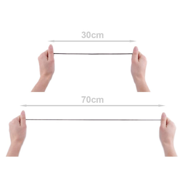 0,85EUR/m - 3 Meter Gummikordel - rund - 3 mm - Gummischnur - Hutschnur - Farben – Bild 17