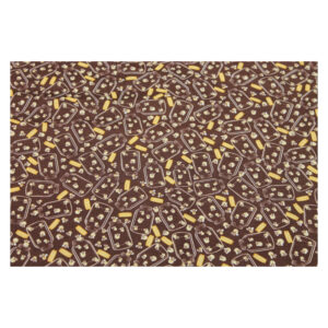 13.80 EUR/m - Baumwollstoff - Patchworkstoff - Bienen - Camp a lot - braun, gelb