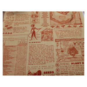 13.80EUR/m - Baumwollstoff - Patchworkstoff -  Panel - Garten, orange
