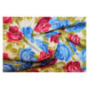 13.80EUR/m - Baumwollstoff - Patchworkstoff - Rosen - blau , rot – Bild 3