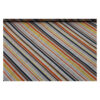 13.80EUR/m - Baumwollstoff - Patchworkstoff - Streifen - schräge - orange, blau, gelb, grau