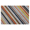 13.80EUR/m - Baumwollstoff - Patchworkstoff - Streifen - schräge - orange, blau, gelb, grau – Bild 2