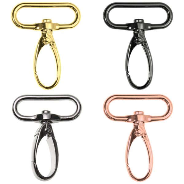 Karabinerhaken - für 38mm Gurtband - 4 mm - verschiedene Farben
