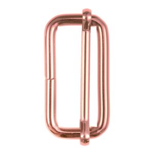 Leiterschnalle - für 38mm Gurtband - 5 mm - kupfer / roségold