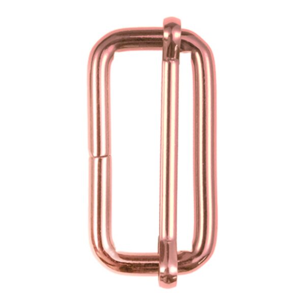 Leiterschnalle - für 38mm Gurtband - 5 mm - kupfer / roségold