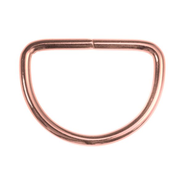 2 Halbrundringe - D-Ringe - für 38mm Gurtband - 4 mm - verschiedene Farben – Bild 2