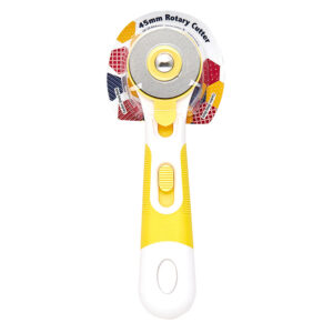 Rollschneider - Rotary Cutter - 45mm Edelstahlklinge - gelb