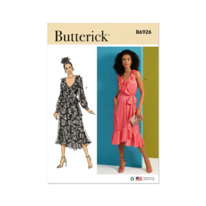Butterick Schnittmuster - B6926 - Sommerkleid mit Rüschen und Volant