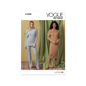 Vogue Schnittmuster V1929 - Kleid, Pullover und Hose