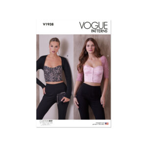 Vogue Schnittmuster - V1938 - Oberteil, Corsage mit Ärmel