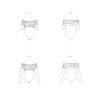 Vogue Schnittmuster V1923 - schulterfreier Body mit Raffung – Bild 9