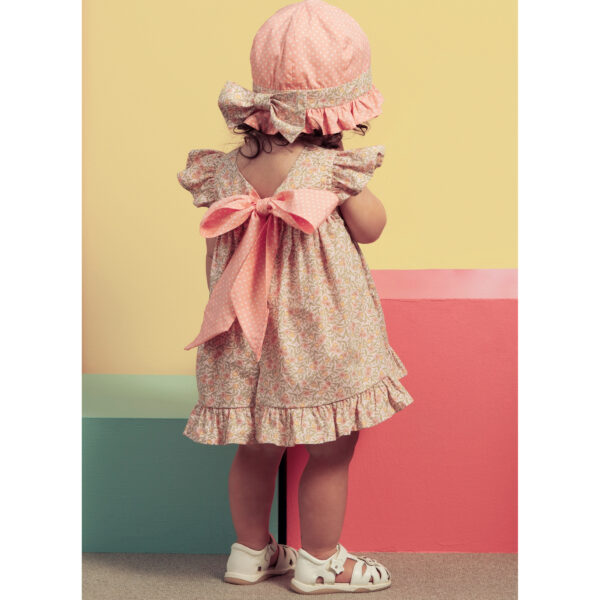 Butterick Schnittmuster - B6935 - beliebtes Baby Sommeroutfit, Mädchen – Bild 2