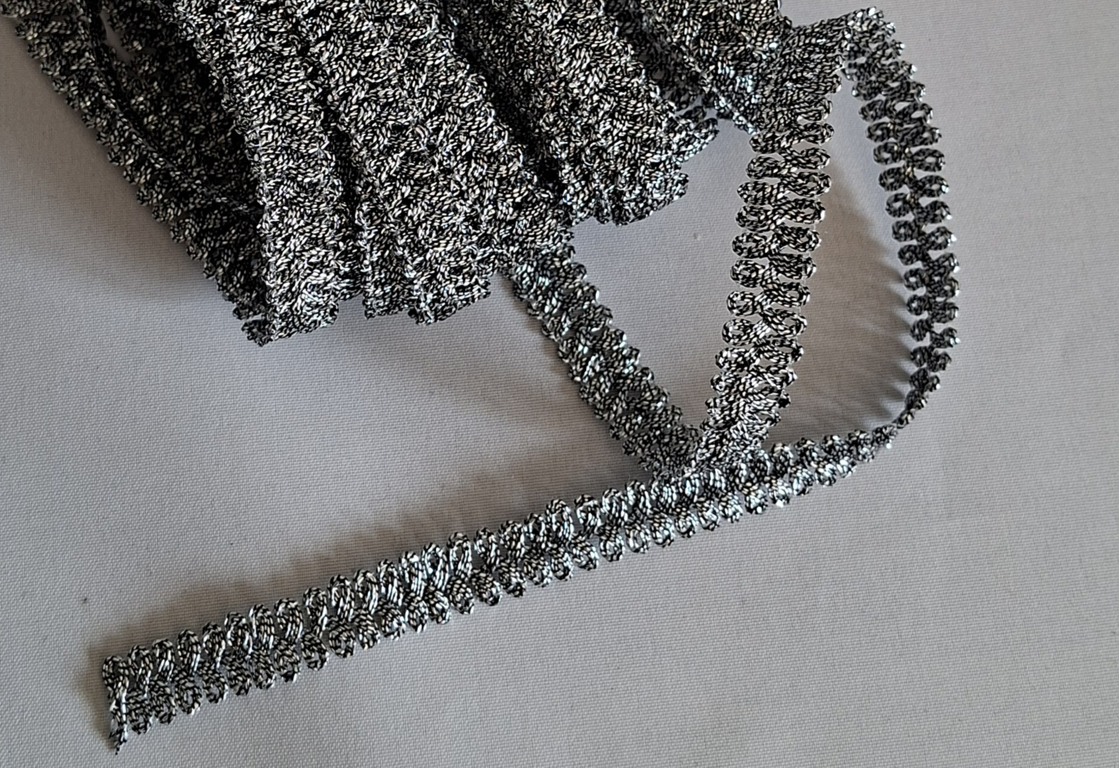 5 m Leonische Borte - Schmuckband zum Verzieren - 12 mm breit - 1.40 EUR/ m – Bild 6