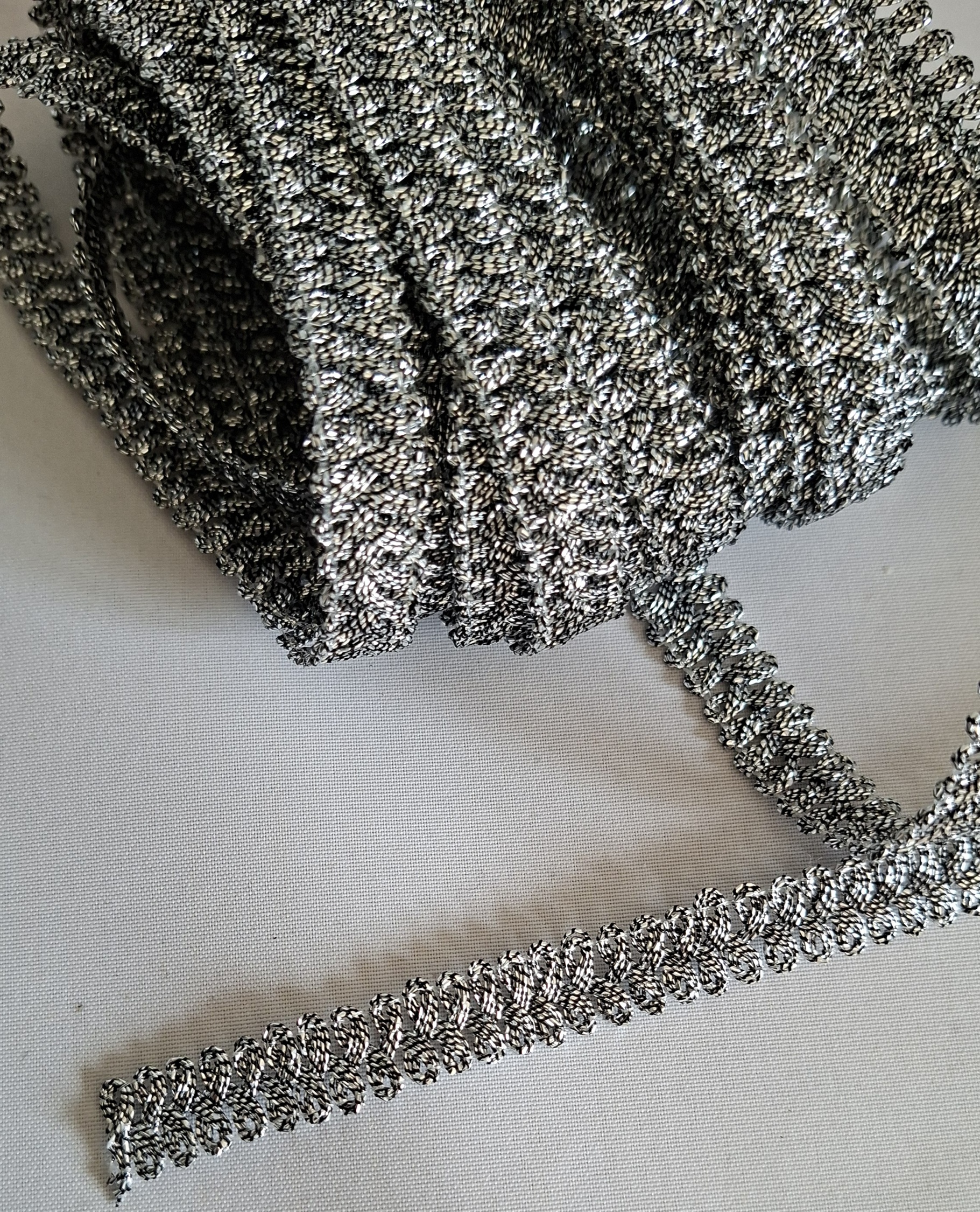 5 m Leonische Borte - Schmuckband zum Verzieren - 12 mm breit - 1.40 EUR/ m – Bild 7