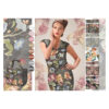 18.86EUR/m - Stenzo - Canvas Panel - Rosentraum - braun / rosé - Panel 125 cm – Bild 2