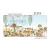 14.60EUR/m - Stenzo - Jersey Panel - Saurierwelten - braun/grün - Panel 75 cm