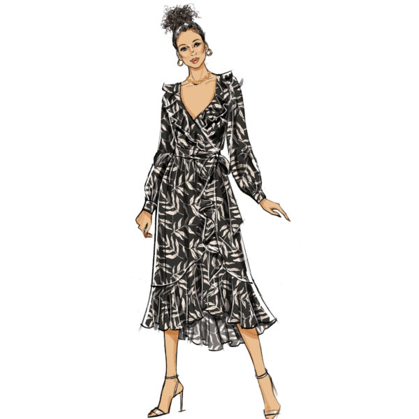 Butterick Schnittmuster - B6926 - Sommerkleid mit Rüschen und Volant – Bild 3