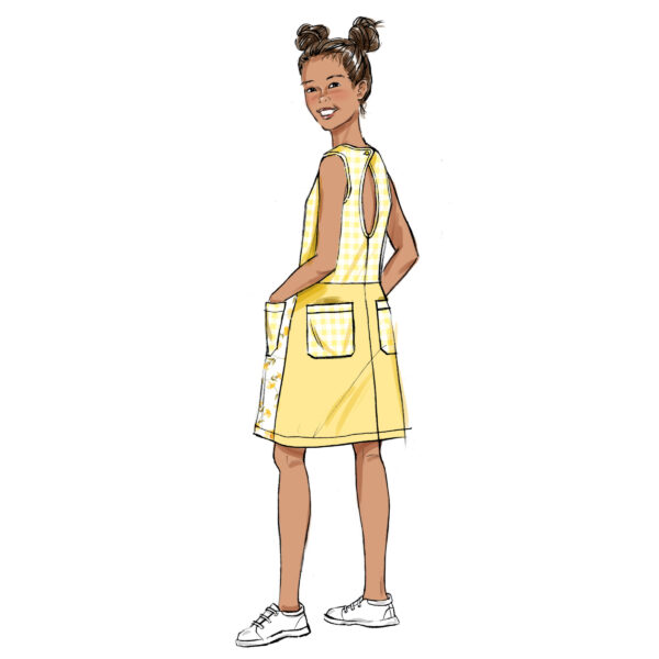 Butterick Schnittmuster - B6937 -  Sommer - extravagante Kombination für coole Mädchen – Bild 3