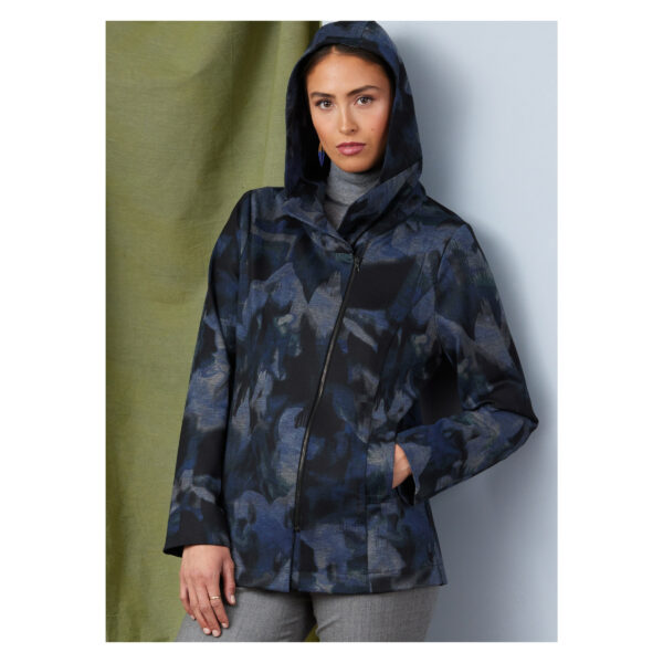 Vogue Schnittmuster V1925 - sportliche Jacke mit Kapuze oder Kragen – Bild 3