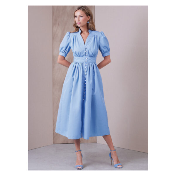 Vogue Schnittmuster - V1934 - Kleid mit Taillenbund und Puffärmel – Bild 3