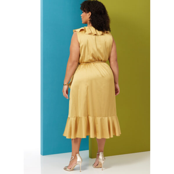 Butterick Schnittmuster - B6927 - sommerliches Kleid mit Rüschen und Volant, große Größen – Bild 4