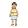 Butterick Schnittmuster - B6936 - lässig leichtes, außergewöhnliches Sommeroutfit für Kleinkinder – Bild 4
