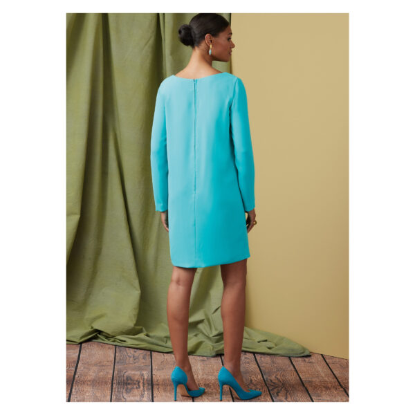 Vogue Schnittmuster V1920 - Kleid mit ausgefallener Ausschnittgestaltung – Bild 4