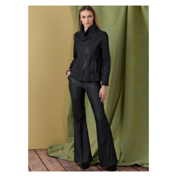 Vogue Schnittmuster V1925 - sportliche Jacke mit Kapuze oder Kragen – Bild 4