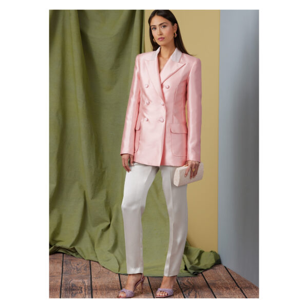 Vogue Schnittmuster V1927 - Blazer für Damen, doppelreihiger Verschluss – Bild 4
