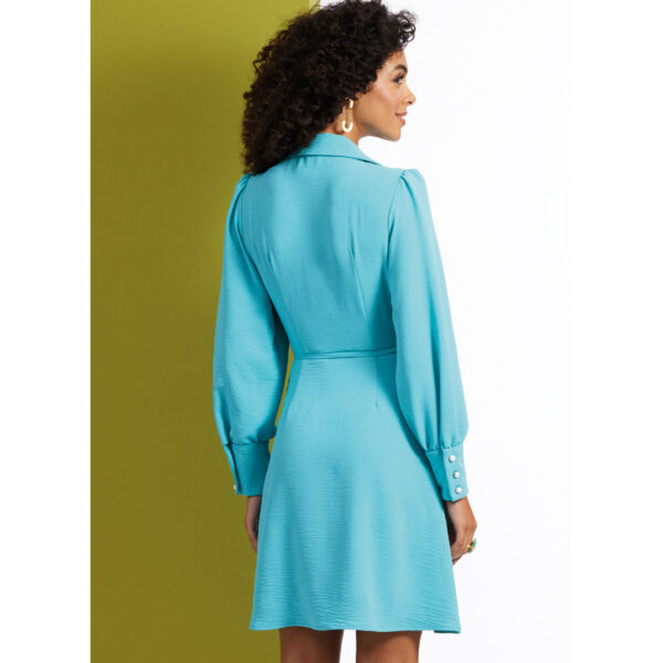 Butterick Schnittmuster - B6928 - schickes Kleid mit V-Ausschnitt und Kragen – Bild 5