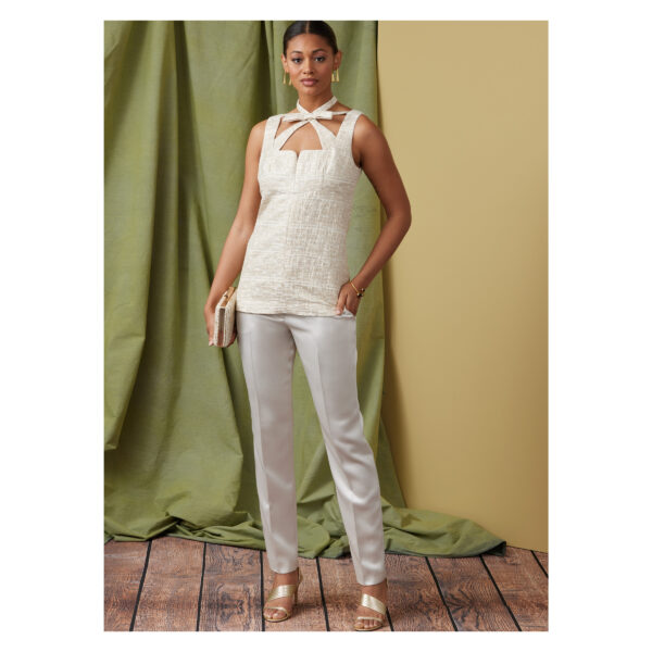 Vogue Schnittmuster V1922 - Top mit Detail verliebter Gestaltung – Bild 5