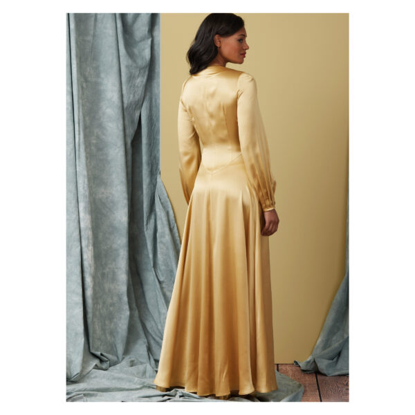 Vogue Schnittmuster V1928 - Wickelkleid mit eingereihten Schultern – Bild 5